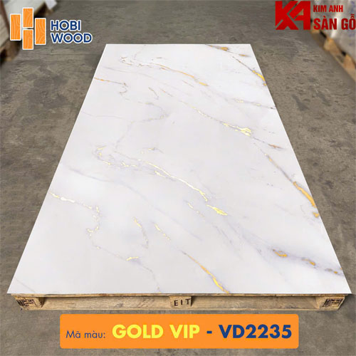 Tấm Ốp Tường PVC Giả Đá Hobi Wood-VD2235